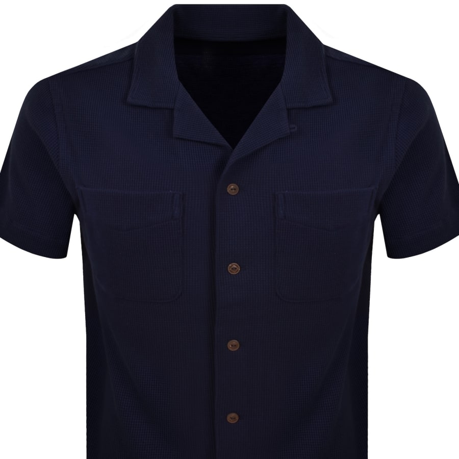 Ralph Lauren Short Sleeve Knit Shirt Navy | Mainline Menswear us